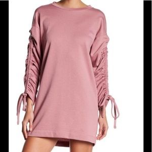 Lush Pink Sweater Dress